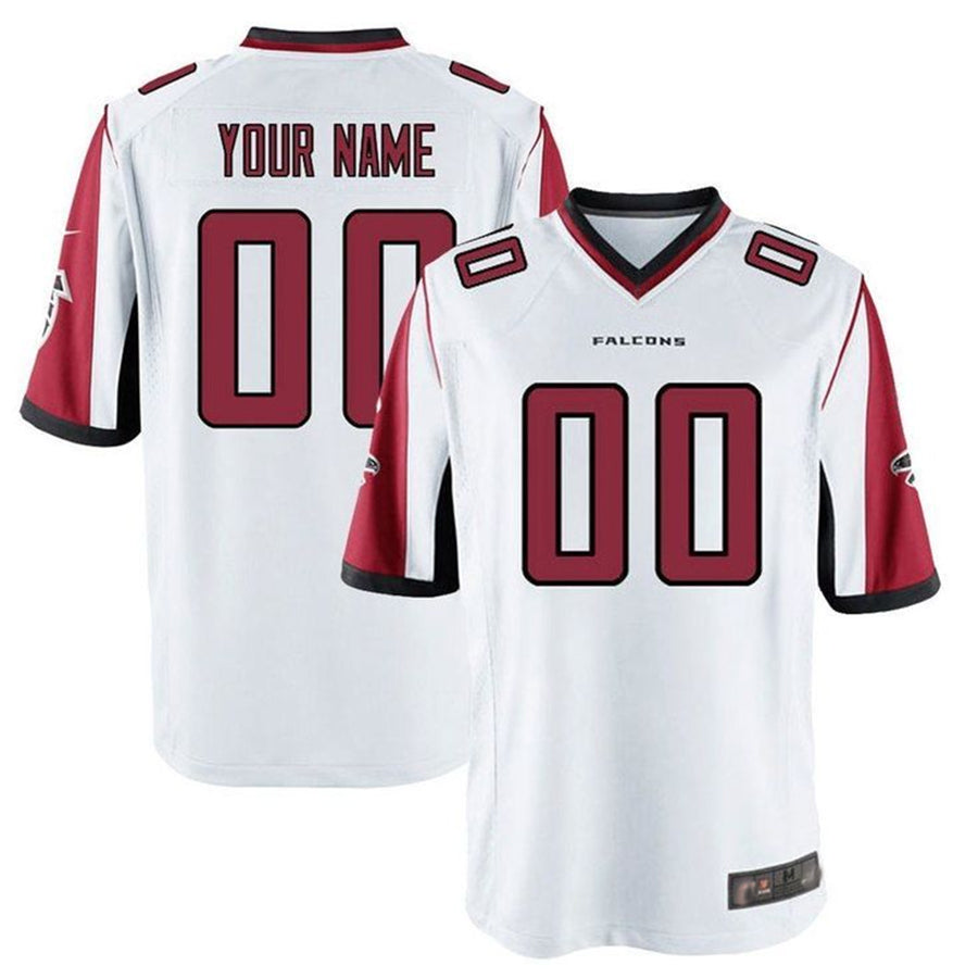 CAdoa Custom A.Falcons White Game Stitched Jerseys