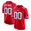 CAdoa Custom B.Bills Red Alternate Game Stitched Jerseys