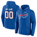 CAdoa Custom B.Bills Team Authentic Personalized Name & Number Hoodie Stitched Jerseys