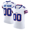 CAdoa Custom B.Bills White Vapor F.U.S.E. Elite Stitched Jerseys
