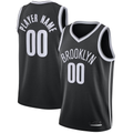 CAdoa Custom B.Nets Black Swingman Jerseys - Icon Edition