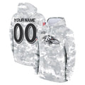 CAdoa Custom B.Ravens Black Pullover Hoodie Any Name & Numbers Stitched Jerseys