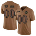 CAdoa Custom B.Ravens Brown Salute To Service Limited Any Name & Numbers Stitched Jerseys