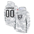 CAdoa Custom C.Bears Arctic Camo Salute to Service Pullover Hoodies Limited Any Name & Numbers Stitched Jerseys