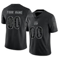 CAdoa Custom C.Bengals Black Reflective Limited Game Any Name & Numbers Stitched Jerseys