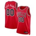 CAdoa Custom C.Bulls Red Swingman Jerseys - Icon Edition
