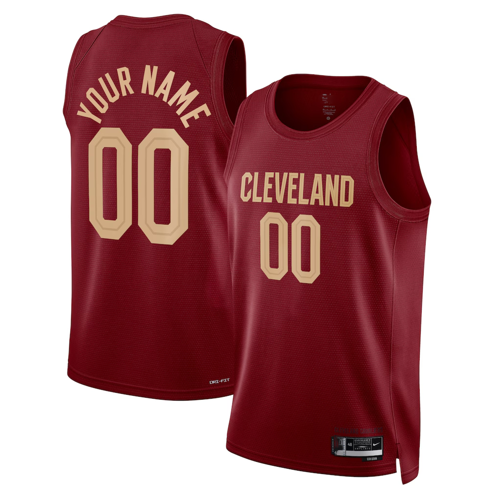 CAdoa Custom C.Cavaliers Burgundy Swingman Jerseys - Icon Edition