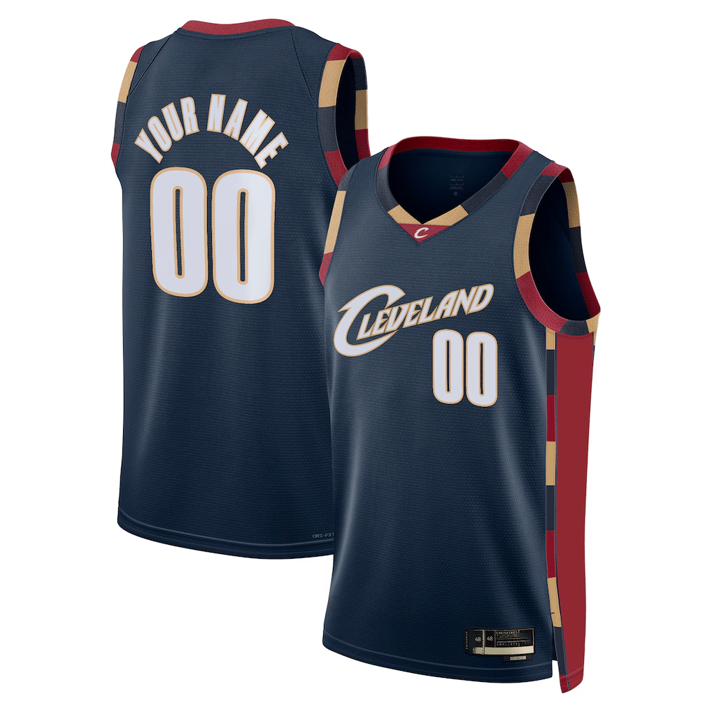 CAdoa Custom C.Cavaliers Navy Swingman Jerseys - Classic Edition