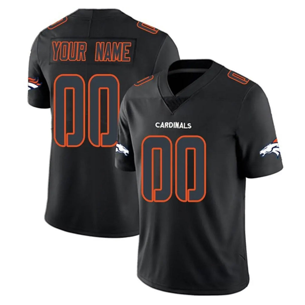CAdoa Custom D.Broncos Black Impact Limited Game Any Name & Numbers Stitched Jerseys