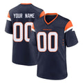 CAdoa Custom D.Broncos Navy Home Game Any Name & Numbers Stitched Jerseys
