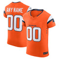 CAdoa Custom D.Broncos Vapor F.U.S.E. Elite Orange Stitched Jerseys