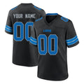 CAdoa Custom D.Lions Black Alternate Home Game Any Name & Numbers Stitched Jerseys