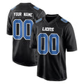 CAdoa Custom D.Lions Black Fashion Home Game Any Name & Numbers Stitched Jerseys