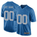 CAdoa Custom D.Lions Blue Replica Game Alternate Stitched Jerseys