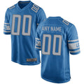 CAdoa Custom D.Lions Blue Replica Game Stitched Jerseys