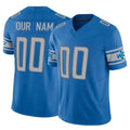 CAdoa Custom D.Lions Blue Vapor F.U.S.E. Limited Home Game Any Name & Numbers Stitched Jerseys