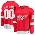 CAdoa Custom D.Red wings Red Home Breakaway Jerseys