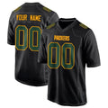 CAdoa Custom GB.Packers Black Fashion Game Stitched Jerseys