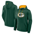 CAdoa Custom GB.Packers Green Defender Pullover Hoodie Game Stitched Jerseys