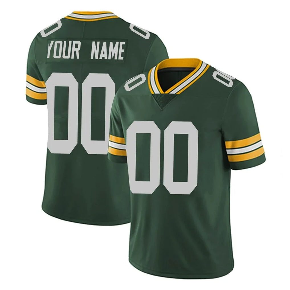 CAdoa Custom GB.Packers Green Vapor Untouchable Limited Home Game Any Name & Numbers Stitched Jerseys