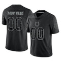 CAdoa Custom IN.Colts Black Reflective Limited Game Any Name & Numbers Stitched Jerseys