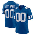 CAdoa Custom IN.Colts Royal Limited Home Game Any Name & Numbers Stitched Jerseys