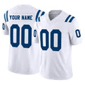CAdoa Custom IN.Colts White Limited Vapor F.U.S.E. Home Game Any Name & Numbers Stitched Jerseys