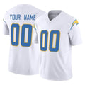 CAdoa Custom LA.Chargers White Limited Vapor F.U.S.E. Home Game Any Name & Numbers Stitched Jerseys