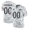 CAdoa Custom LA.Rams Arctic Camo Salute To Service Limited Game Any Name & Numbers Stitched Jerseys