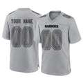 CAdoa Custom LV.Raiders Gray Atmosphere Fashion Limited Game Any Name & Numbers Stitched Jerseys