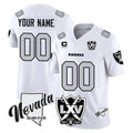 CAdoa Custom LV.Raiders White 2026 Vapor Limited 65th Anniversary Home Game Any Name & Numbers Stitched Jerseys