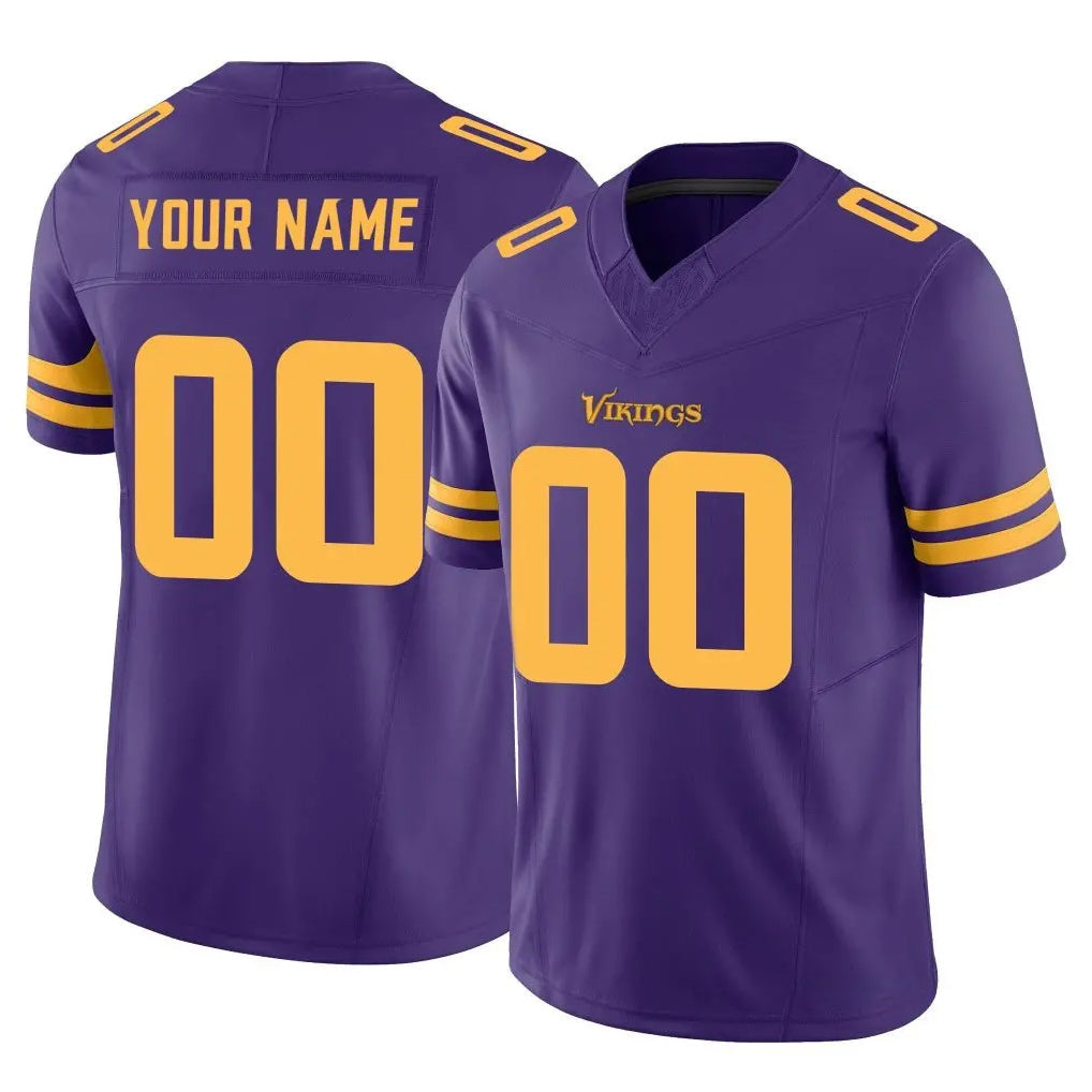 CAdoa Custom MN.Vikings Purple Limited Alternate Vapor F.U.S.E. Home Game Any Name & Numbers Stitched Jerseys