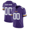 CAdoa Custom MN.Vikings Purple Limited Vapor Untouchable Home Game Any Name & Numbers Stitched Jerseys