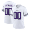 CAdoa Custom MN.Vikings White Alternate Game Stitched Jerseys