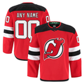 CAdoa Custom N.Jersey Devils Red Home Authentic Pro Jerseys