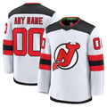 CAdoa Custom N.Jersey Devils White Away Premium Jerseys