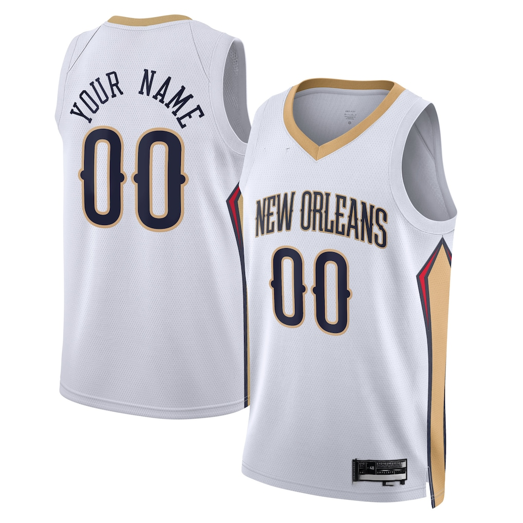 CAdoa Custom NO.Pelicans Black 2025-2026 City Edition Swingman Stitched Jerseys