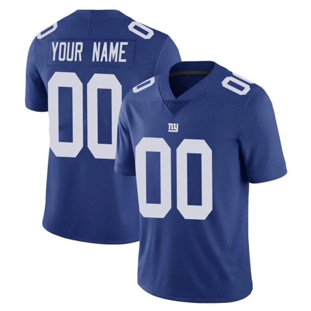 CAdoa Custom NY.Giants Royal Limited Vapor Untouchable Home Game Any Name & Numbers Stitched Jerseys