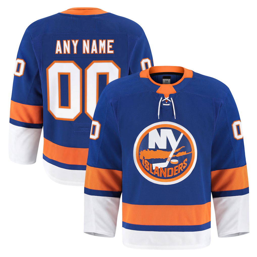 CAdoa Custom NY.Islanders Royal Home Authentic Pro Jerseys
