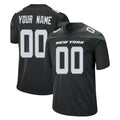 CAdoa Custom NY.Jets Black Home Game Any Name & Numbers Stitched Jerseys