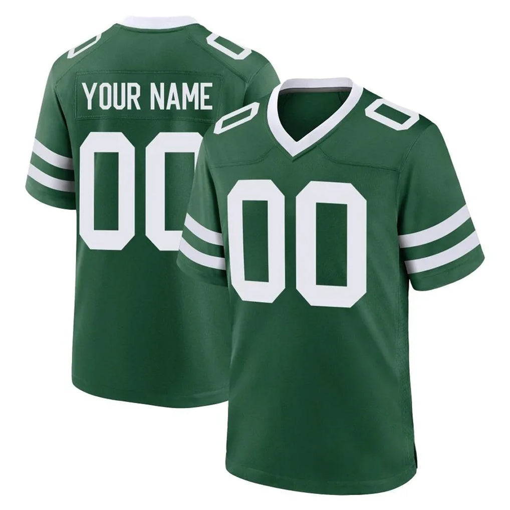 CAdoa Custom NY.Jets Green Legacy Home Game Any Name & Numbers Stitched Jerseys