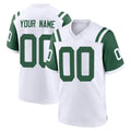 CAdoa Custom NY.Jets White Classic Home Game Any Name & Numbers Stitched Jerseys