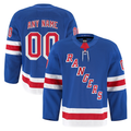 CAdoa Custom NY.Rangers Royal Home Authentic Pro Jerseys