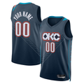 CAdoa Custom OC.Thunder Blue 2025-2026 City Edition Swingman Stitched Jerseys