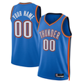 CAdoa Custom OC.Thunder Blue  Fast Break Stitched Jerseys- Statement Edition