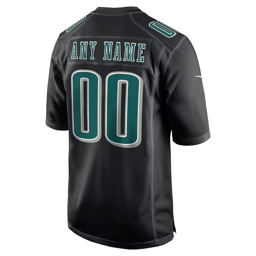 CAdoa Custom P.Eagles Midnight Black Fashion Game Stitched Jerseys