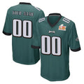 CAdoa Custom P.Eagles Team Color Green Super Bowl LIX Home Game Any Name & Numbers Stitched Jerseys