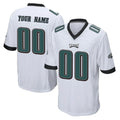 CAdoa Custom P.Eagles White Home Game Any Name & Numbers Stitched Jerseys