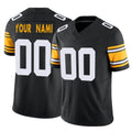 CAdoa Custom P.Steelers Black Limited Alternate Vapor F.U.S.E. Home Game Any Name & Numbers Stitched Jerseys
