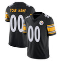 CAdoa Custom P.Steelers Black Limited Vapor Untouchable Home Game Any Name & Numbers Stitched Jerseys